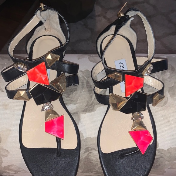 Lightly worn Jimmy Choo summer sandals - Picture 1 of 6